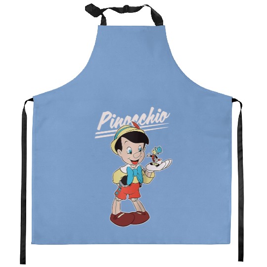 Retro Disney Pinocchio and Jiminy Cricket Kitchen Aprons