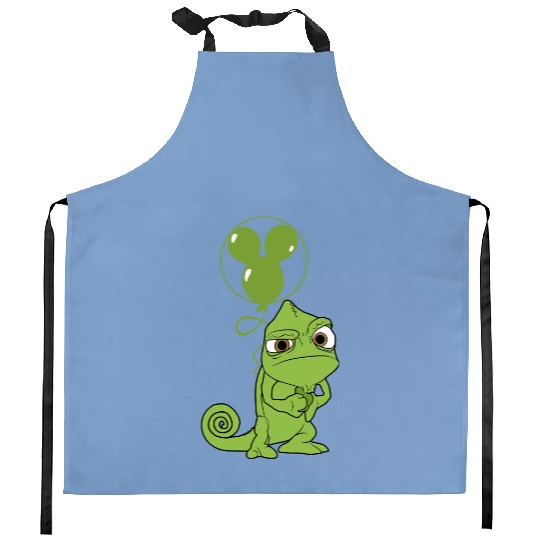 Rapunzel Pascal Kitchen Aprons, Pascal Tangled Kitchen Aprons, Disneyworld Kitchen Aprons, Disney Trip Kitchen Aprons,  Kitchen Aprons