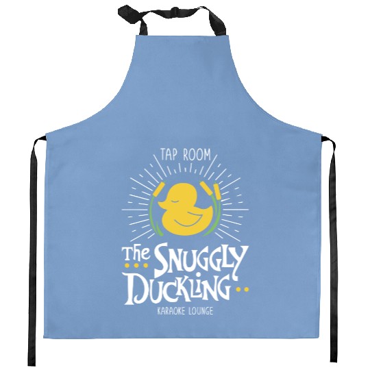 The Snuggly Duckling Kitchen Aprons, Tangled Movie Kitchen Aprons, Disney Fan Kitchen Aprons, Gift Idea