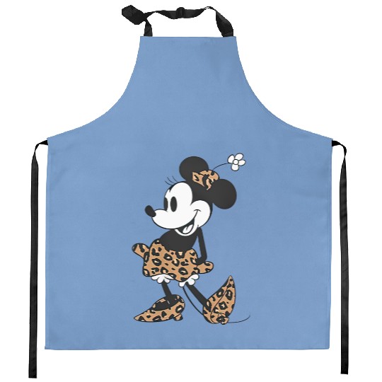 Minnie Mouse Kitchen Aprons, Disney Minnie Unisex Kitchen Aprons, Minnie Disney