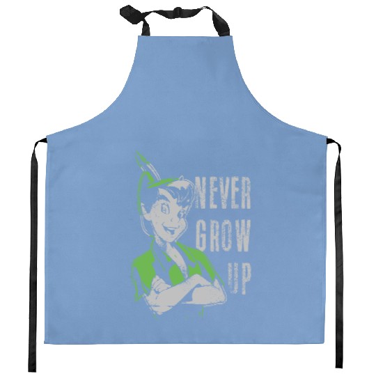 Disney Peter Pan Never Grow Up Vintage Portrait Kitchen Aprons, Magic Kingdom