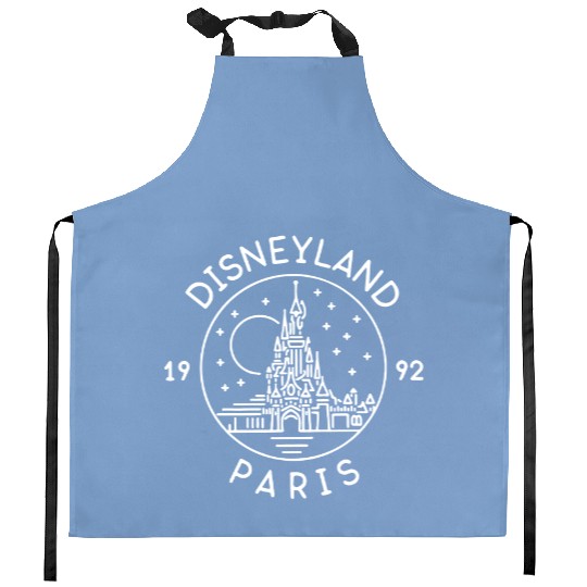 Disneyland Paris 1992 Vintage Kitchen Aprons, Disney Kitchen Aprons
