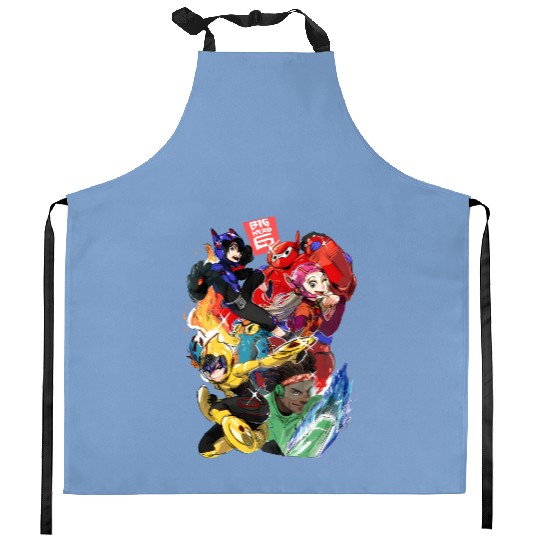 Disney Baymax Kitchen Aprons, Big Hero 6 Kitchen Aprons, Super Hero Kitchen Aprons
