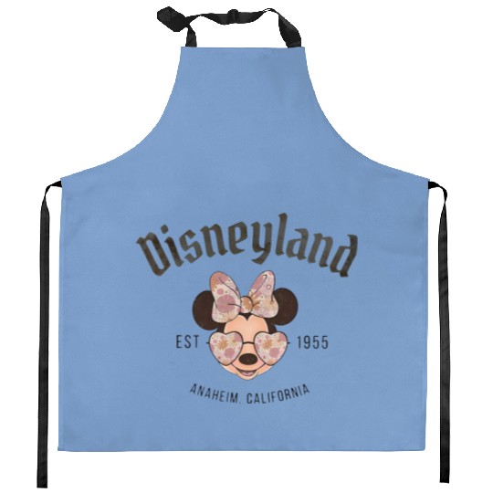 Vintage Disneyland California Kitchen Aprons, Vintage Minnie mouse Kitchen Aprons, Disneyland California Minnie Mouse