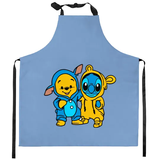 Winnie the Pooh Kitchen Aprons, Disney Pooh Kitchen Aprons, Disney Costume, Disney Birthday Kitchen Aprons