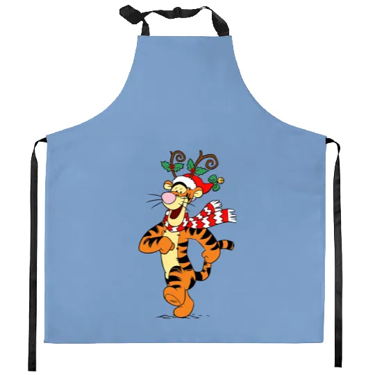 Tigger Christmas Kitchen Aprons, Disney Tigger Kitchen Aprons, Winnie The Pooh Tigger
