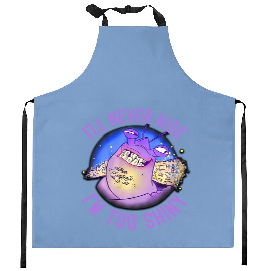 Moana I'll Never Hide I'm Too Shiny Kitchen Aprons, Tamatoa Kitchen Aprons, Disney Moana I'm So Shiny Tamatoa Crab Kitchen Aprons