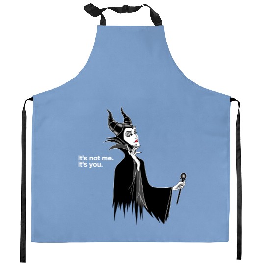 Disney Villains Maleficent It's Not Me It's You Kitchen Aprons, Sleeping Beauty Kitchen Aprons