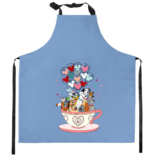 Disney Dog Tank, Disney Balloon Tank, Disney Trip Tanktop Kitchen Aprons