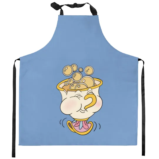 Chip Kitchen Aprons, Beauty and The Beast Kitchen Aprons, Disneyland Kitchen Aprons, Disney Kitchen Aprons, Disneyland Kitchen Aprons