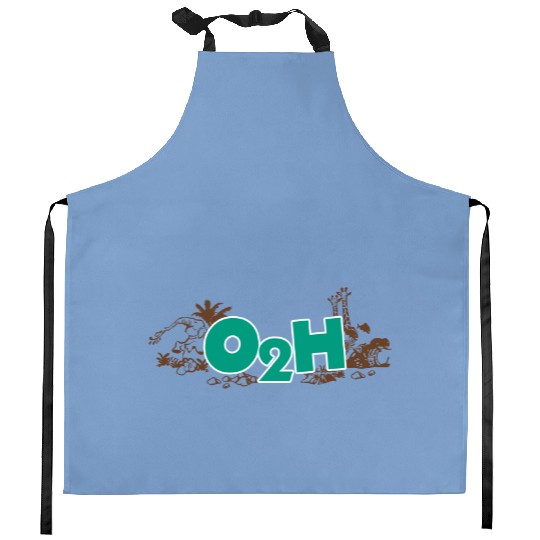 Back Side of Water Kitchen Aprons O2H Jungle Cruise Disneyland Kitchen Aprons Unisex