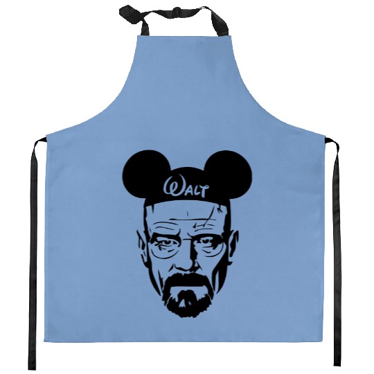 Disney Kitchen Aprons, Walter White Heisenberg Walt Kitchen Aprons, Walt White Kitchen Aprons