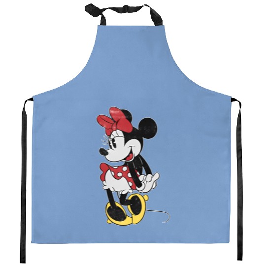 Disney Minnie Mouse Sweet Portrait Kitchen Aprons, Mickey and Friends Kitchen Aprons