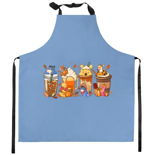 Disney Winnie The Pooh Coffee Latte Kitchen Aprons Kitchen Aprons Kitchen Aprons , Vintage Fall Season Sweater