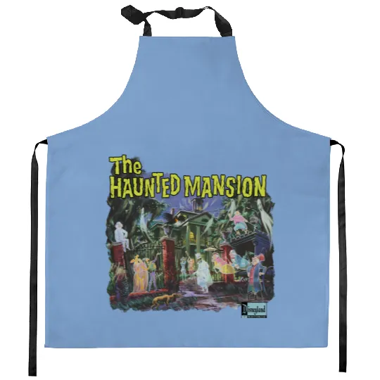 Vintage Haunted Mansion Kitchen Aprons, Disneyland Haunted Mansion Kitchen Aprons