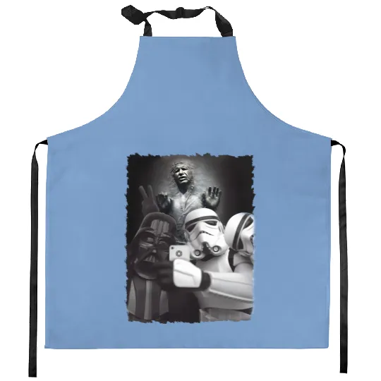 Darth Vader Stormtrooper Han Solo Selfie 2023 Kitchen Aprons Disney Trip 2023 Kitchen Aprons