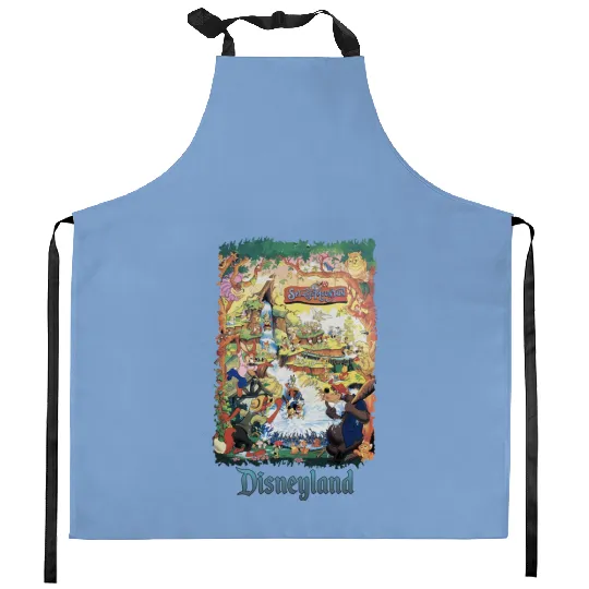 Retro Disneyland Splash Mountain | Disney Characters Splash Mountain Kitchen Aprons