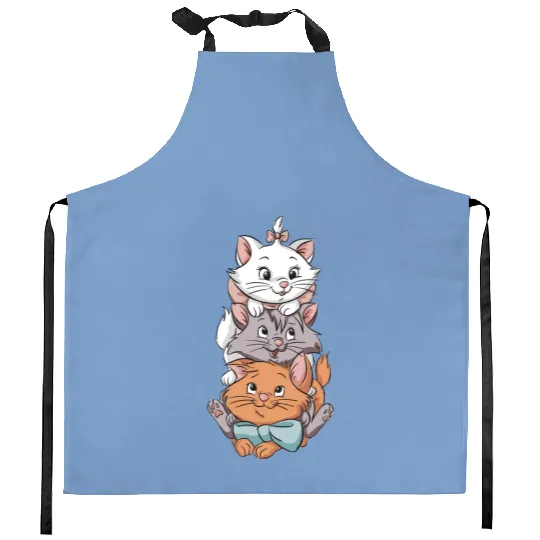 The Aristocats Kitchen Aprons, Marie Aristocats Kitchen Aprons, Disneyland Kitchen Aprons, Berlioz Toulouse Kitchen Aprons