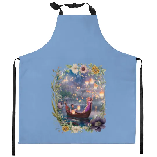 Disney Tangled Rapunzel Kitchen Aprons, Rapunzel Kitchen Aprons, Disney Rapunzel Kitchen Aprons