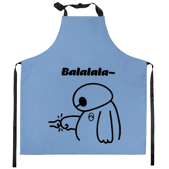 BaLaLaLa Disney Baymax Kitchen Aprons, Baymax Disney Kitchen Aprons, Baymax Kitchen Aprons, Disney Trip Kitchen Aprons, Disney Gift