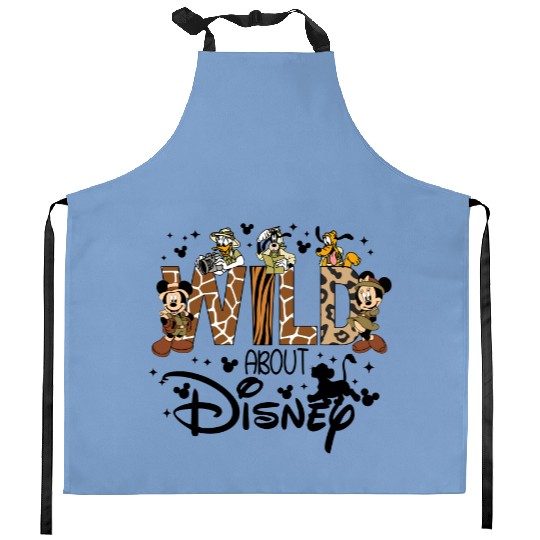 Wild About Disney Kitchen Aprons, Minnie Safari Kitchen Aprons, Animal Kingdom Kitchen Aprons, Disney Safari Kitchen Aprons, Disney Kids Tees