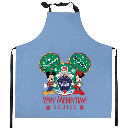 Disney Very Merrytime Cruise Kitchen Aprons