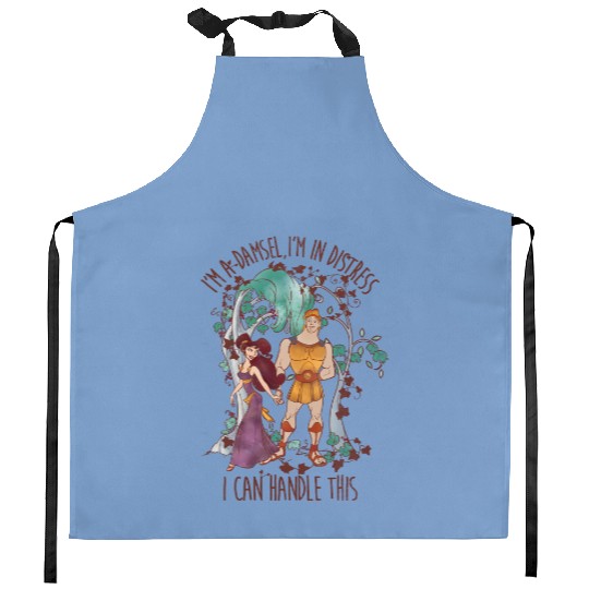 Retro Disney Hercules Meg I'm In Distress I Can Handle This Kitchen Aprons