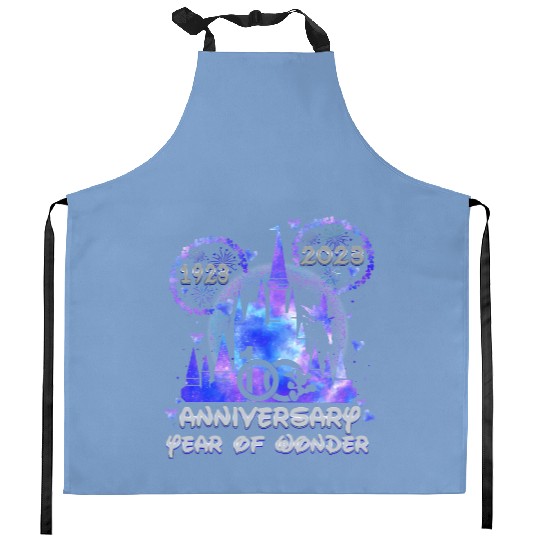 Disney 100 Years Of Wonder Kitchen Aprons, Disneyland 100th Anniversary Celebrating
