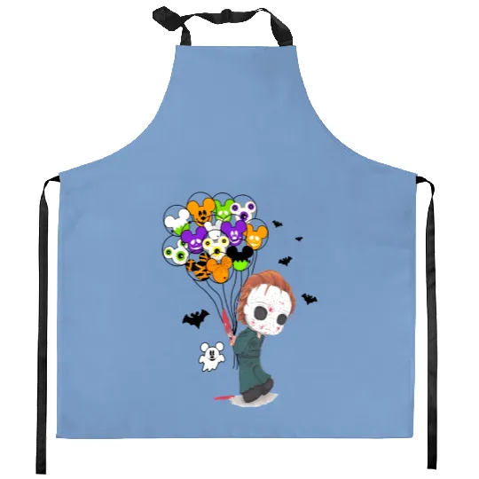 Michael Myers Kitchen Aprons, Disney Balloon Kitchen Aprons