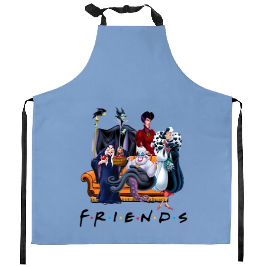 Retro 90s Disney Villains Kitchen Aprons
