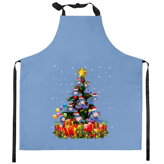 Disney Eeyore Christmas Trees Holiday Kitchen Aprons