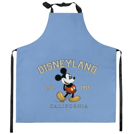 Vintage Disneyland Est 1955 Kitchen Aprons, Retro Mickey Mouse  Kitchen Aprons, Minnie Mouse Kitchen Aprons, Disney Family Trip