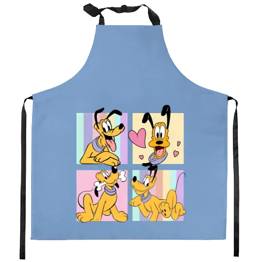 Disney Pluto Dog  Kitchen Aprons, Pluto Graphic Kitchen Aprons
