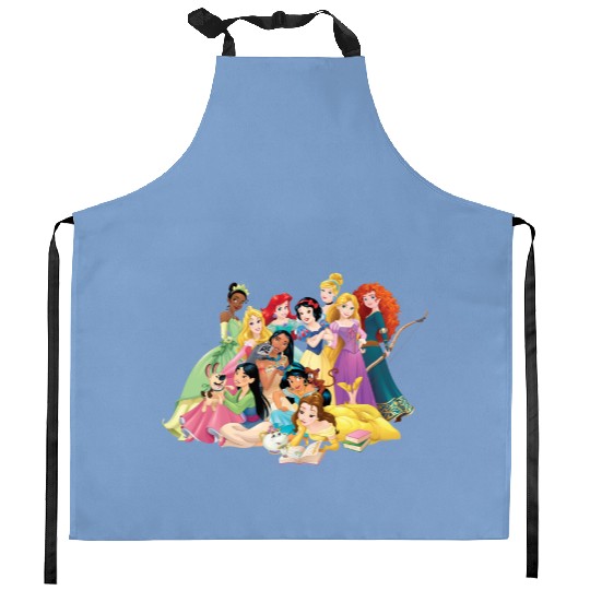Disney Princess Group Photo Kitchen Aprons, Disney Princess Kitchen Aprons, Girls' Disney Kitchen Aprons