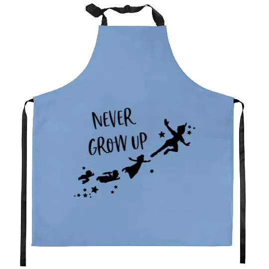 Peter Pan Kitchen Aprons, Disney Peter Pan Kitchen Aprons, Never Grow Up Disney Peter Pan Tinkerbell Kitchen Aprons