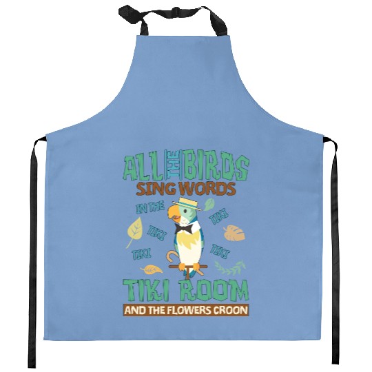 Retro Disneyland Enchanted Tiki Room Kitchen Aprons