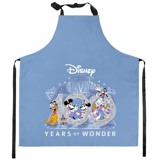 Disney 100th Anniversary, 100 Years Of Wonder Kitchen Aprons, Magic Kingdom, Disney World Kitchen Aprons