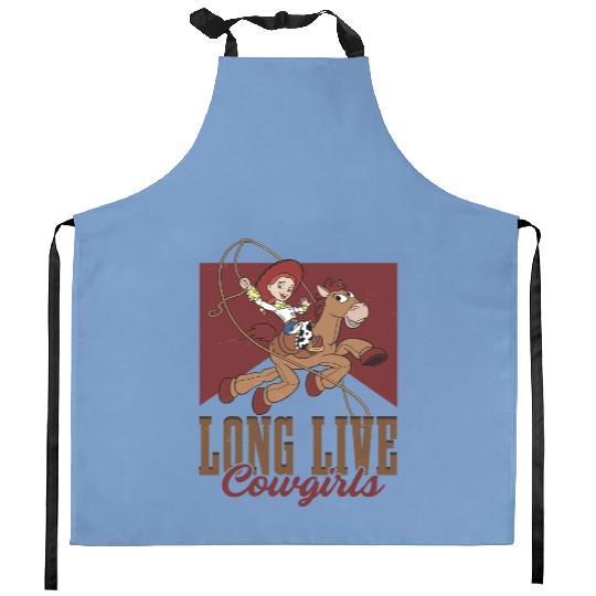 Retro Jessie Kitchen Aprons, Disney Pixar Toy Story Jessie Long Live
