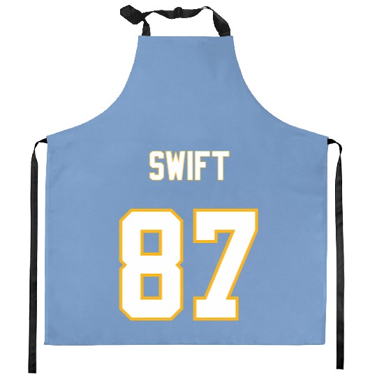 Discover Travis Kelce Taylor 87 Chiefs Jersey - Taylor - Crewneck Kitchen Aprons