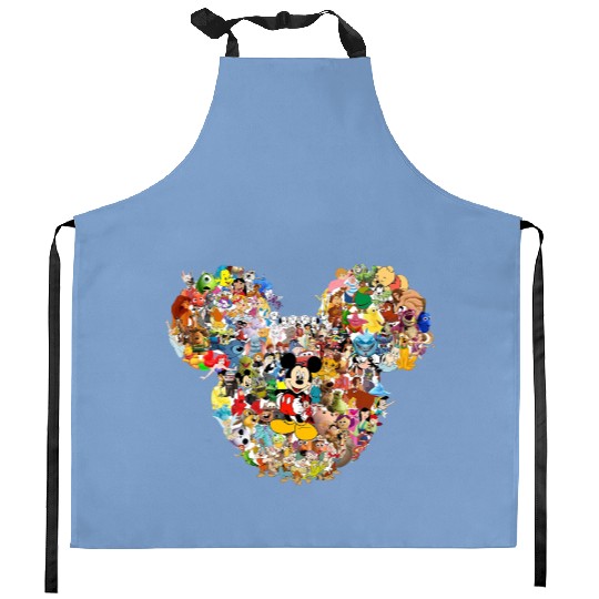 Discover All Disney Characters Inside Mickey Ears Kitchen Aprons, Disney Themed Gifts