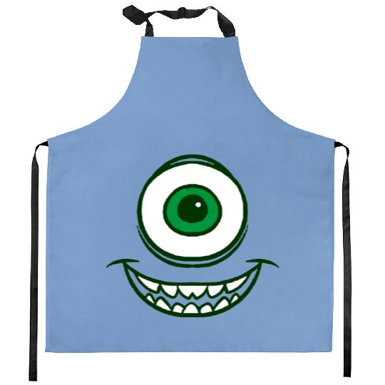 Disney Monsters Inc. Mike Wazowski Halloween Kitchen Aprons