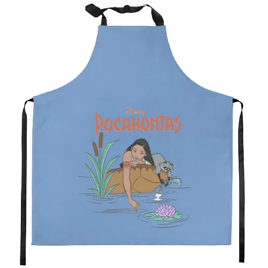Princess Pocahontas Kitchen Aprons, Retro Disney Pocahontas Kitchen Aprons