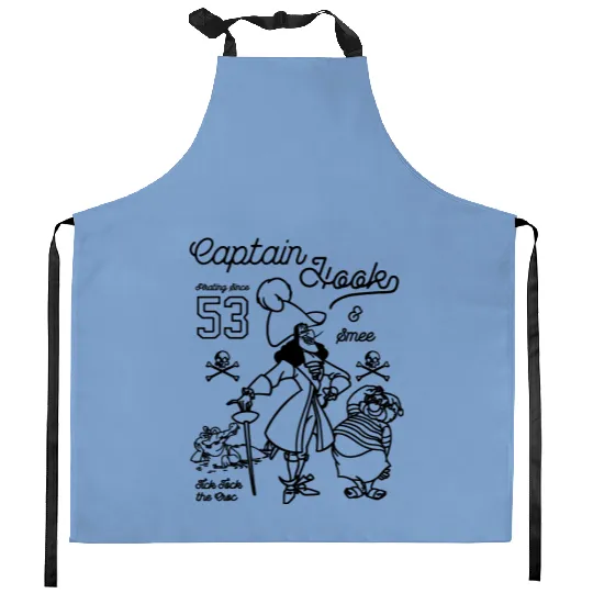 Disney Peter Pan Captain Hook And Mr. Smee Kitchen Aprons