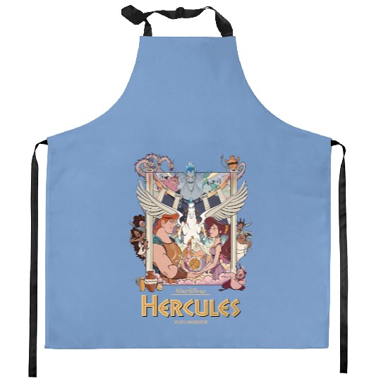 Disney Hercules Kitchen Aprons, Retro Hercules 1997 Kitchen Aprons, Magic Kingdom Kitchen Aprons