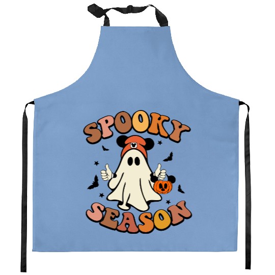 Disney Halloween Kitchen Aprons, Disney Spooky Season Kitchen Aprons, Disney Matching Kitchen Aprons, Disney Custom Kitchen Aprons, Disneyland Halloween Kitchen Aprons. HL13