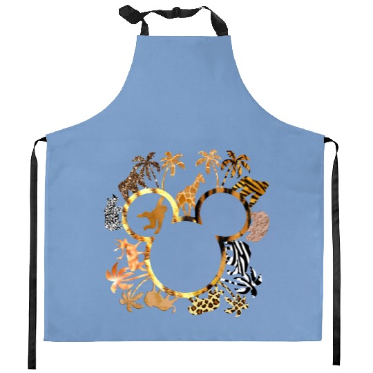 Disney Animal Kingdom Kitchen Aprons, Disney Safari, Disney Leopard Kitchen Aprons, Hakuna Matata Kitchen Aprons
