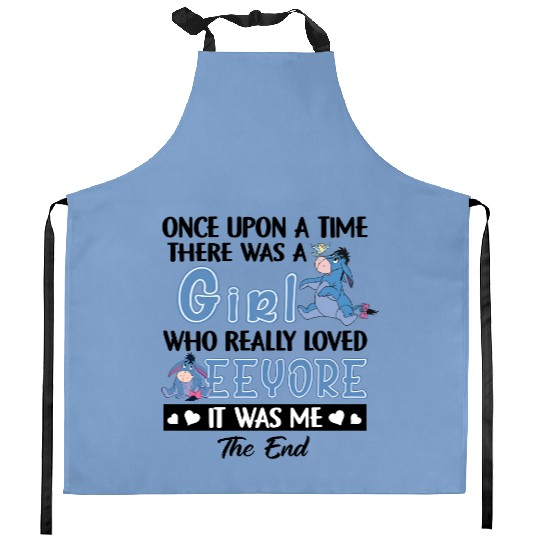 Once Upon A Time There Was A Girl Who Really Loved Eeyore, Disney Eeyore Kitchen Aprons