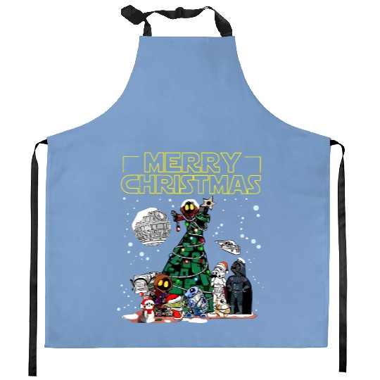 Star Wars Christmas Kitchen Aprons, Star Wars Disney  Kitchen Aprons