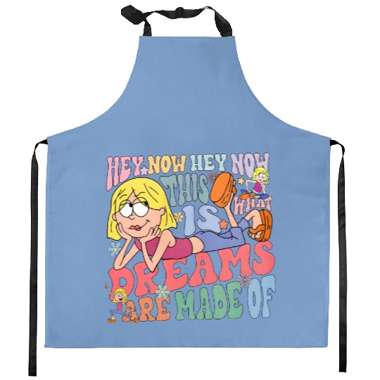 Disney Cute Lizzie McGuire Kitchen Aprons, This Is What Dreams Are Made Of Retro Kitchen Aprons, Disneyland Kitchen Aprons