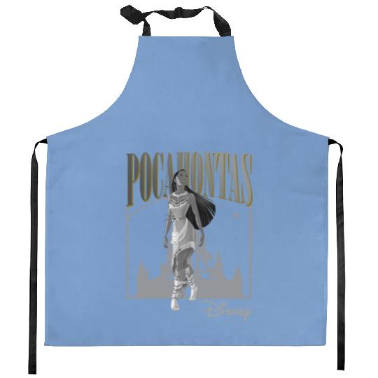 Pocahontas Vintage 90s Kitchen Aprons, Disney princess Kitchen Aprons